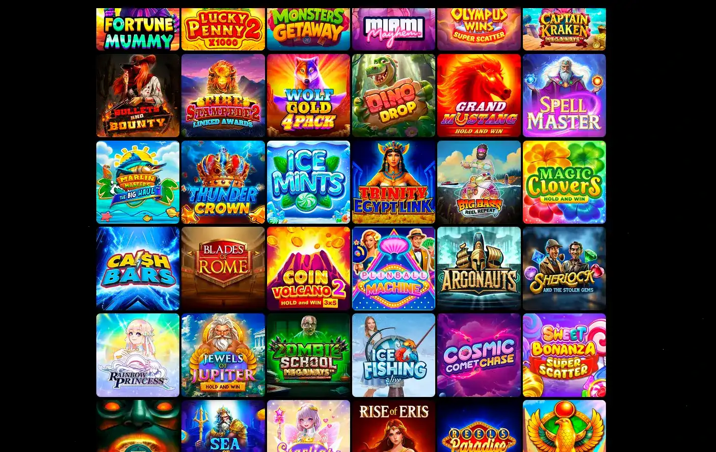 Баунти казино — яркий интерфейс Bounty casino